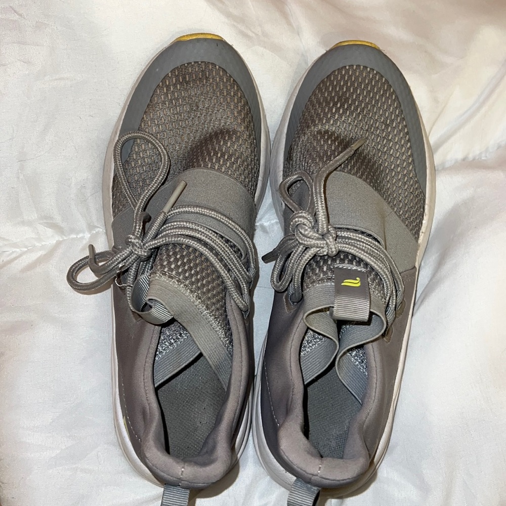 Grey fabletics sneakers size 8 1/2 women’s